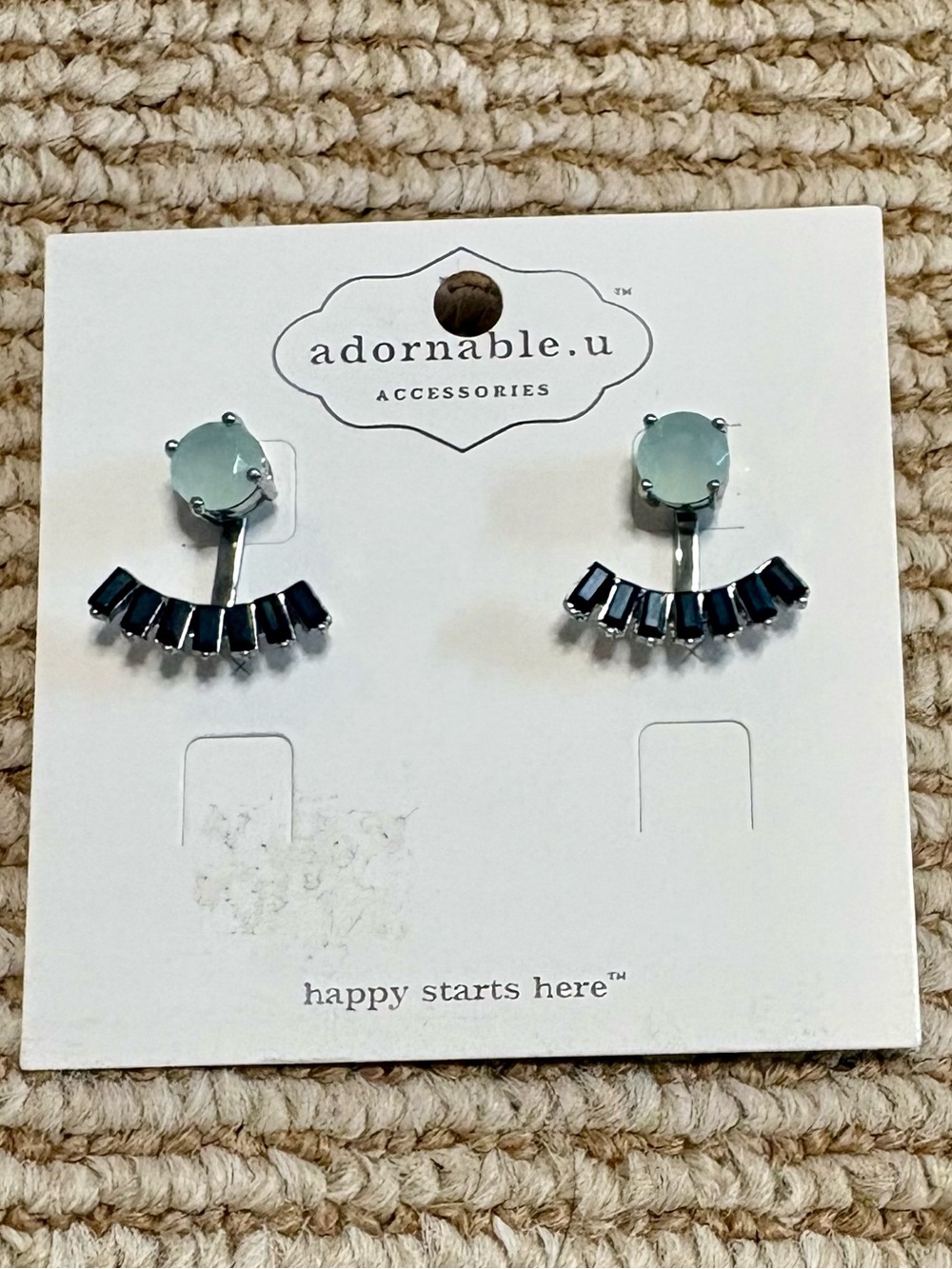 Adornable U Earrings - NWT